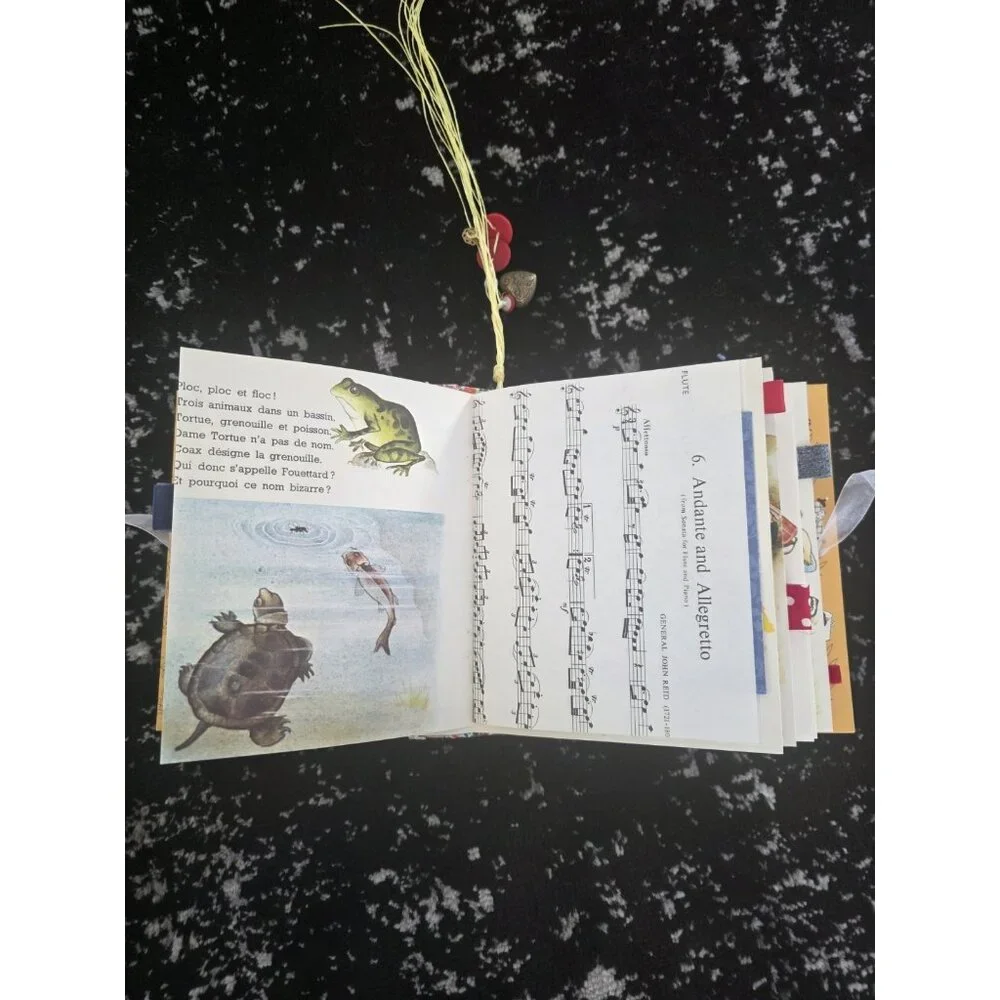 Little Golden Book He Ho! Formez Le Trio Handmade Junk Journal + Original Book